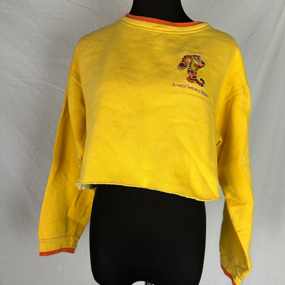 Custom Cropped Tigger Sweatshirt